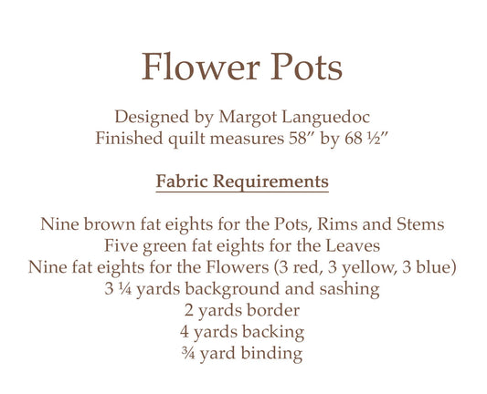 Flower Pot by The Pattern Basket