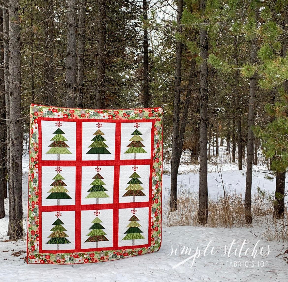 Pine-ing for Christmas Quilt Kit