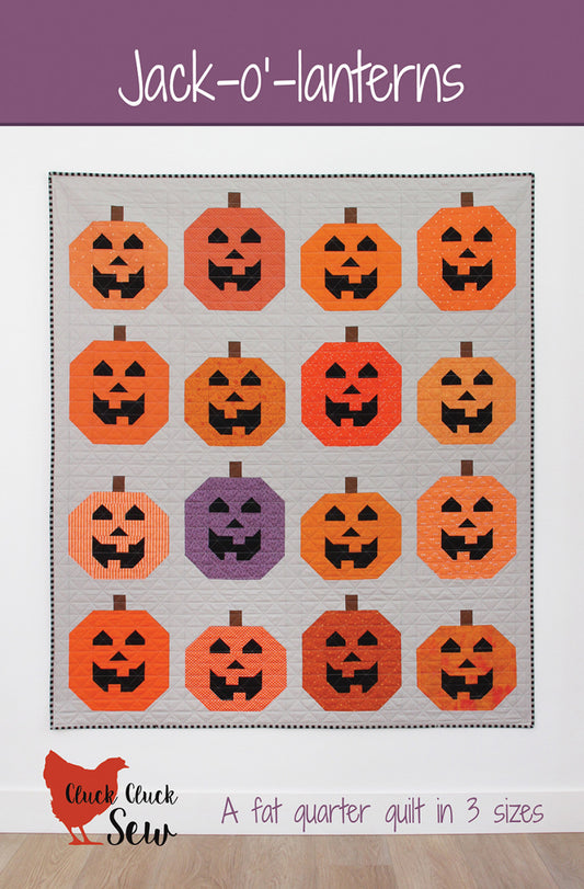 Jack-o'-lanterns Pattern by Cluck Cluck Sew