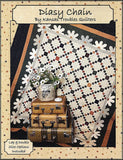 Daisy Chain Quilt Kit - Navy Border