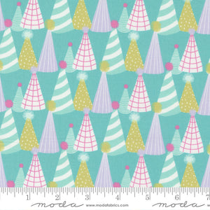 Soiree Paper Hats Pool Party Yardage for Moda - 13375 21 - PRICE PER 1/2 YARD