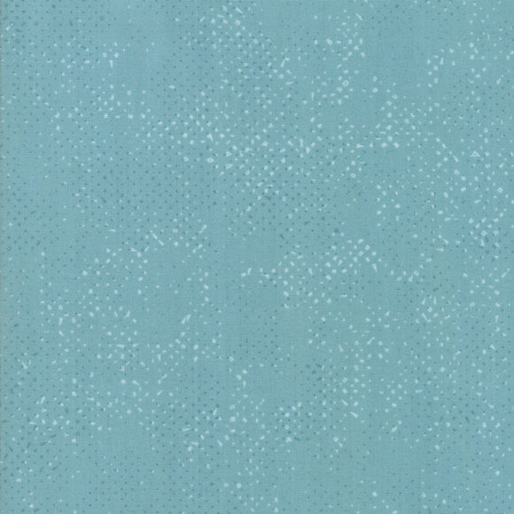 Spotted Dusty Teal Yardage by Zen Chic for Moda 1660-77 - PRICE PER 1/2 YARD