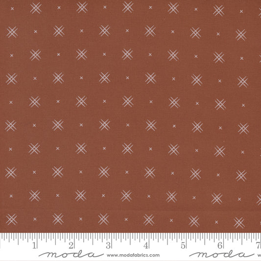 Beyond Bella On Point Blender Rust Yardage by Moda 16740 105- PRICE PER 1/2 YARD