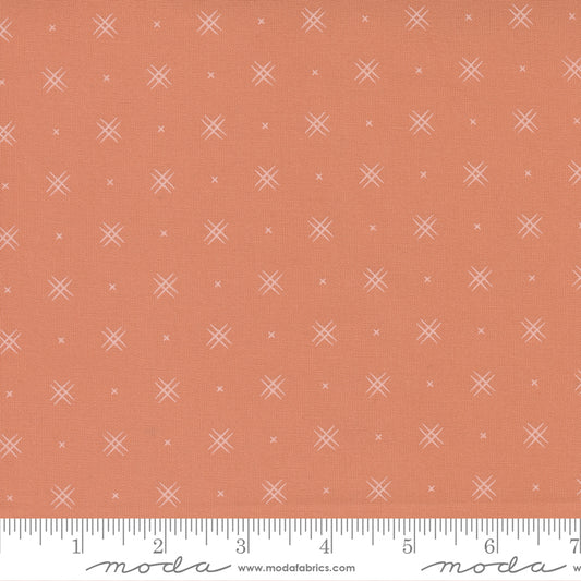 Beyond Bella On Point Blender Coral Yardage by Moda 16740 147- PRICE PER 1/2 YARD