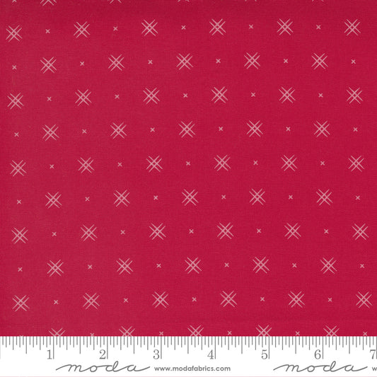 Beyond Bella On Point Blender Ruby Yardage by Moda 16740 382- PRICE PER 1/2 YARD