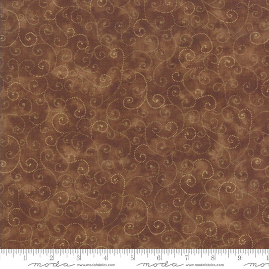 Marble Swirls Chocolate for Moda -9908 81- PRICE PER 1/2 YARD