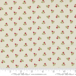Sweet Liberty Accent Floral Ditsy Cobblestone Yardage for Moda - 18753 15 - PRICE PER 1/2 YARD