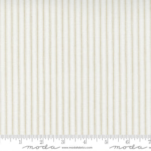 Sweet Liberty Classic Ticking Stripes Linen White Yardage for Moda - 18755 11 - PRICE PER 1/2 YARD