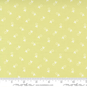 Cinnamon and Cream Berry Leaf Sprout Yardage for Moda - 20456 17 - PRICE PER 1/2 YARD
