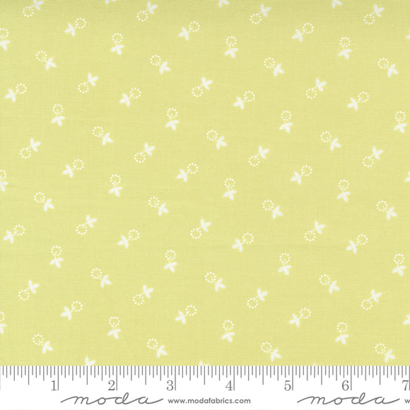 Cinnamon and Cream Berry Leaf Sprout Yardage for Moda - 20456 17 - PRICE PER 1/2 YARD
