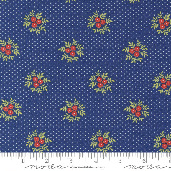 Fruit Cocktail Posey Blossoms Small Dot Boysenberry Yardage for Moda - 20464 12 - PRICE PER 1/2 YARD