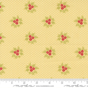 Fruit Cocktail Posey Blossoms Small Dot Pineapple Yardage for Moda - 20464 18 - PRICE PER 1/2 YARD