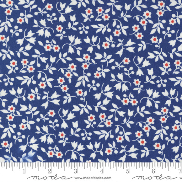 Fruit Cocktail Berry Blooms Ditsy Boysenberry Yardage for Moda - 20465 12 - PRICE PER 1/2 YARD