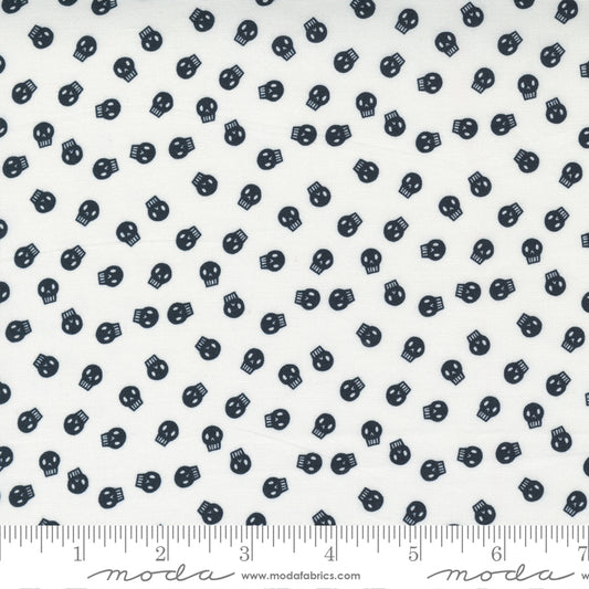 Holiday Essentials Halloween Skulls Ghost Ydg by Stacy Iest Hsu for Moda -20733 11-PRICE PER 1/2 YD