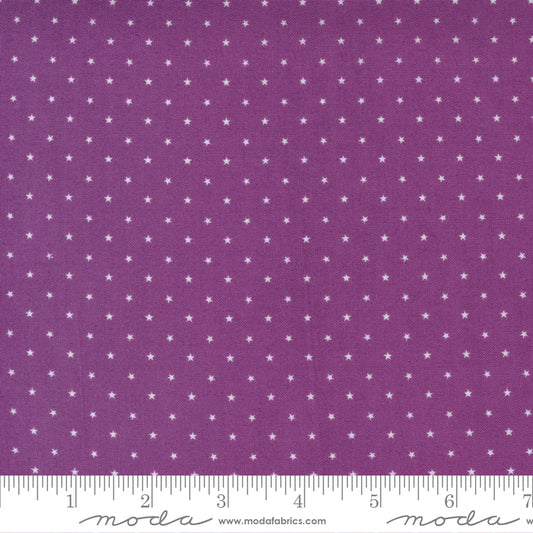 Twinkle Basic Dot Star Plum Yardage for Moda - 24106 45 - PRICE PER 1/2 YARD