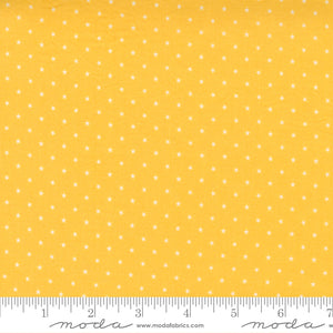 Twinkle Basic Dot Star Lemonade Yardage for Moda - 24106 46 - PRICE PER 1/2 YARD