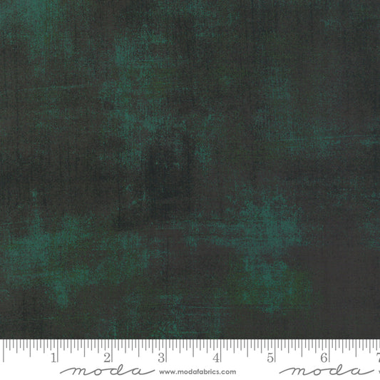 Grunge Basics Christmas Green Yardage for Moda - 30150 308  - PRICE PER 1/2 YARD