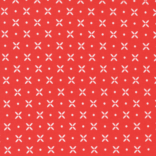 Simply Delightful Orange Peel Geranium Yardage for Moda - 37641 26- PRICE PER 1/2 YARD