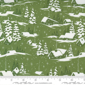 Merry Little Christmas Snowed In Spruce Ydg for Moda - 55240 13 - PRICE PER 1/2 YARD