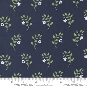 Dwell Homebody Navy Yardage by for Moda - 55271 12 - PRICE PER 1/2 YARD