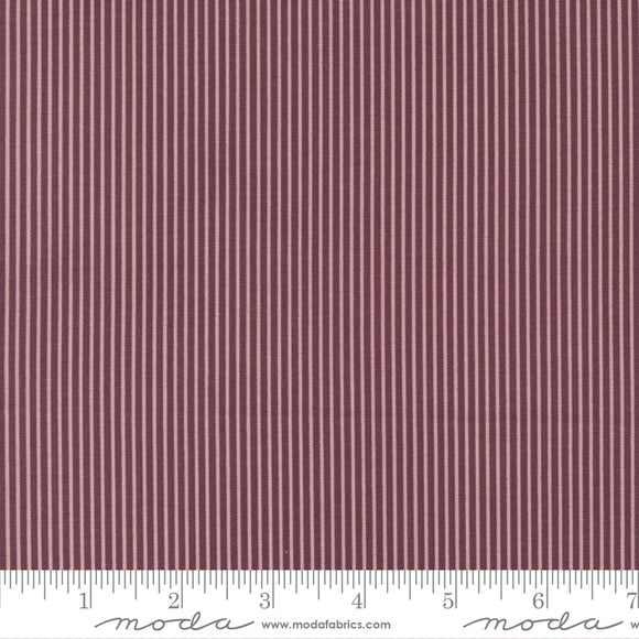 Sunnyside Stripes Mulberry Yardage by for Moda - 55287 21 - PRICE PER 1/2 YARD