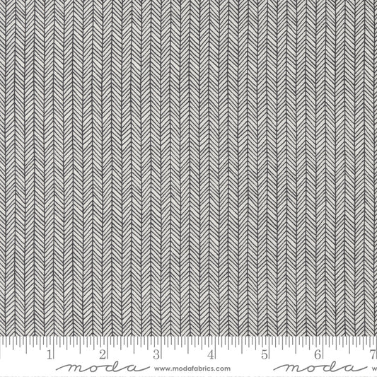 Late October Maze Blenders Vanilla Black Yardage for Moda - 55595 13 - PRICE PER 1/2 YARD