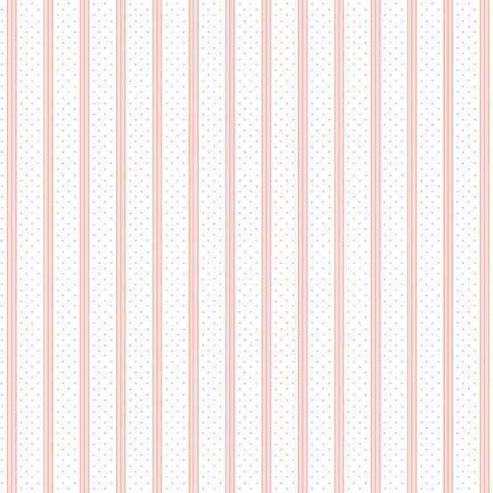Welcome Spring Ribbon Stripe Pink Yardage for Andover Fabrics -A-407-E - PRICE PER 1/2 YARD