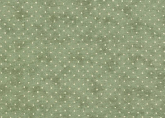 Essential Dots Sage Yardage by Moda 8654-15 - PRICE PER 1/2 YARD