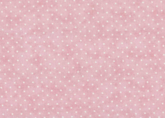 Essential Dots Pink Yardage by Moda 8654-21 - PRICE PER 1/2 YARD
