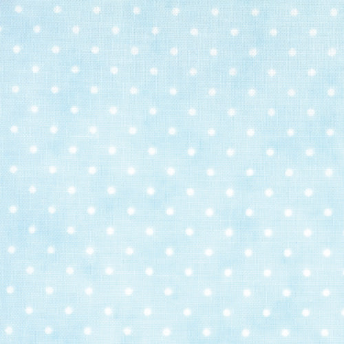 Essential Dots Baby Blue Yardage by Moda 8654-62 - PRICE PER 1/2 YARD