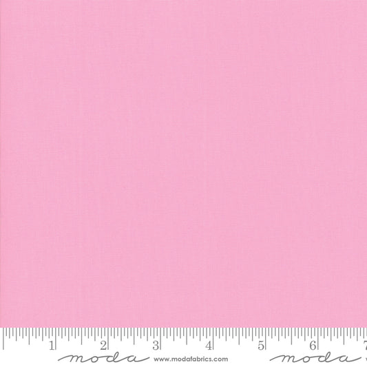 Bella Solids Amelia Pink Yardage by Moda 9900-166 - PRICE PER 1/2 YARD