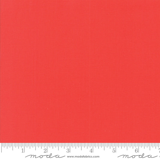 Bella Solids Geranium Yardage by Moda 9900-258 - PRICE PER 1/2 YARD