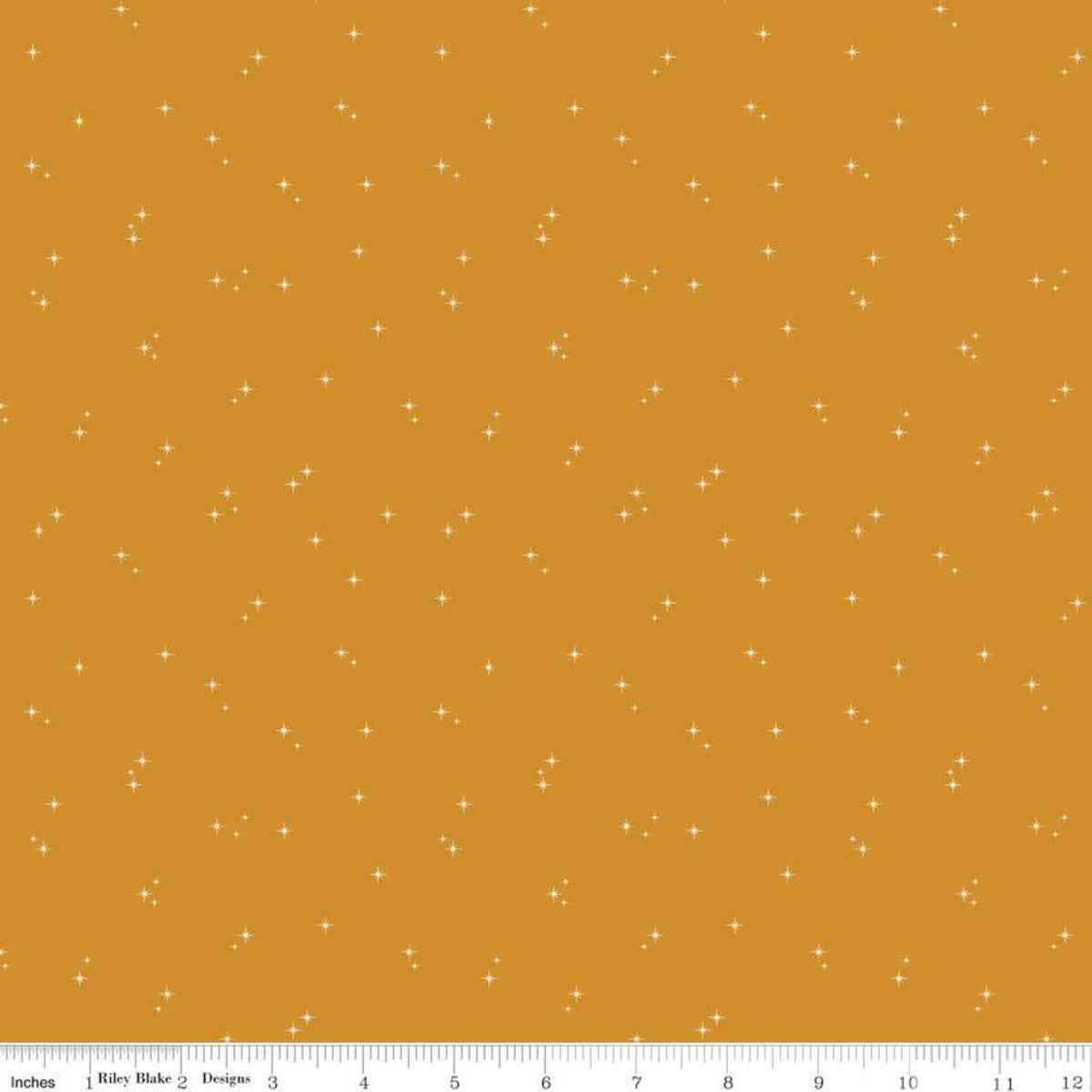 Mod Meow Stars Butterscotch Yardage for RBD C10284 BUTTERSCOTCH - PRICE PER 1/2 YARD