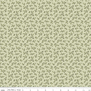 Anne of Green Gables Floral Sage for RBD-C10603 SAGE - PRICE PER 1/2 YARD