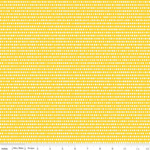 Grl Pwr Dots Yellow Yardage by Amber Kemp-Gerstel for RBD C10657 YELLOW - PRICE PER 1/2 YARD