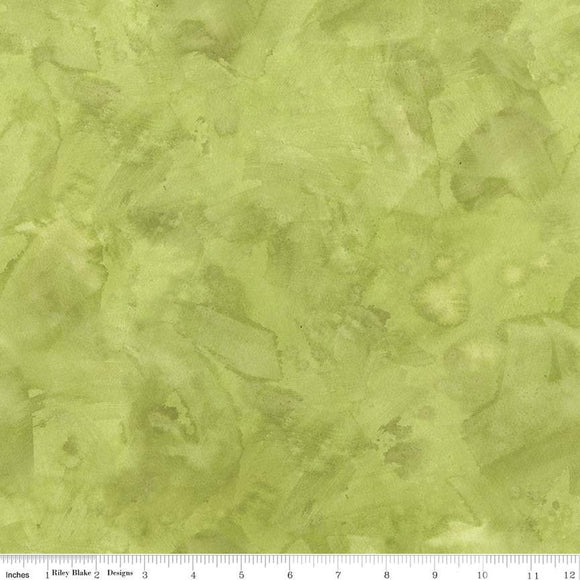 Halloween Whimsy Potion Green Ydg for RBD C11827 GREEN - PRICE PER 1/2 YARD