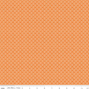 Awesome Autumn Diamonds Orange Ydg for RBD C12177 ORANGE - PRICE PER 1/2 YARD