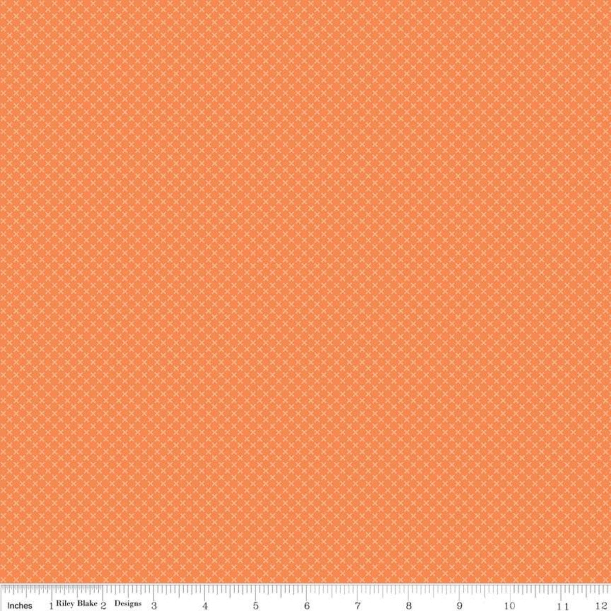 Kisses Tone on Tone Pumpkin Yardage for RBD C210 PUMPKIN - PRICE PER 1/2 YARD