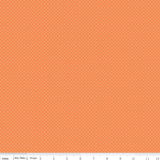 Kisses Tone on Tone Pumpkin Yardage for RBD C210 PUMPKIN - PRICE PER 1/2 YARD