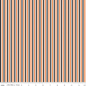 Stripe 1/8 inch Halloween Yardage by RBD for Riley Blake Designs C495 - PRICE PER 1/2 YARD