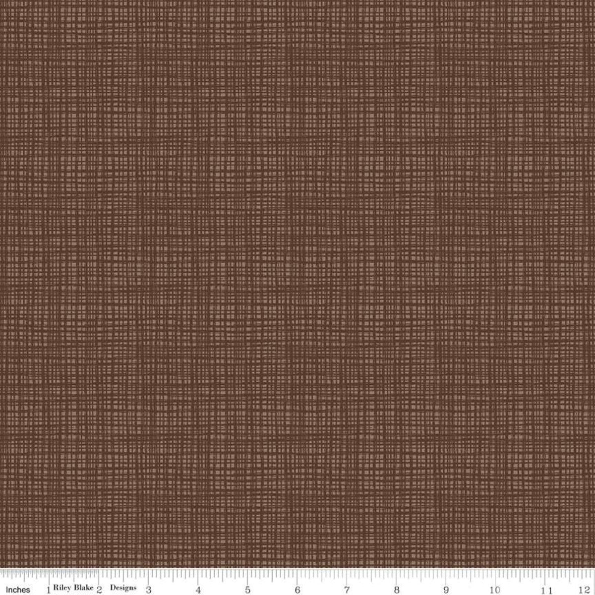 Texture Chocolate Yardage by Sandy Gervais for Riley Blake Designs-C610 - PRICE PER 1/2 YARD