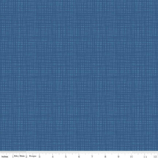 Texture in Color Denim Yardage for Riley Blake Designs-C610 DENIM - PRICE PER 1/2 YARD