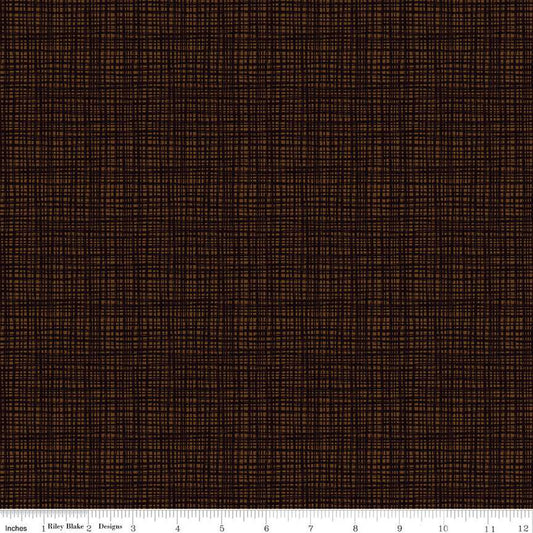 Texture Mocha Yardage by Sandy Gervais for Riley Blake Designs-C610 MOCHA- PRICE PER 1/2 YARD
