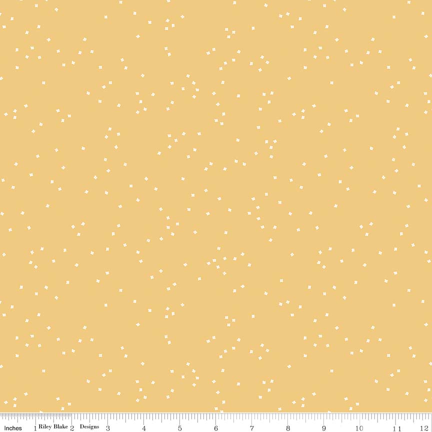 Blossoms Honey Yardage  for RBD C715 - PRICE PER 1/2 YARD