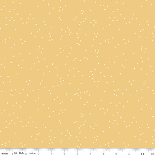 Blossoms Honey Yardage  for RBD C715 - PRICE PER 1/2 YARD