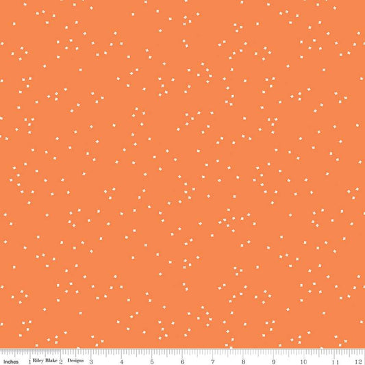 Blossoms Pumpkin Yardage for RBD C715 PUMPKIN - PRICE PER 1/2 YARD