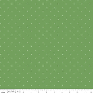 Bee Cross Stitch in Color Clover Yardage for RBD-C745 Clover - PRICE PER 1/2 YARD
