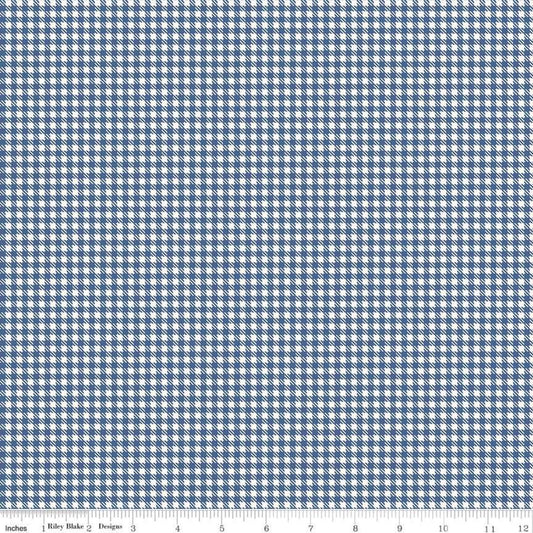 Farm Girl Vintage Gingham Denim Yardage by Lori Holt for RBD-C7883 - PRICE PER 1/2 YARD