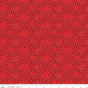 Painters Palette Baby Buttons Red Ydg for RBD C8940 RED - PRICE PER 1/2 YARD