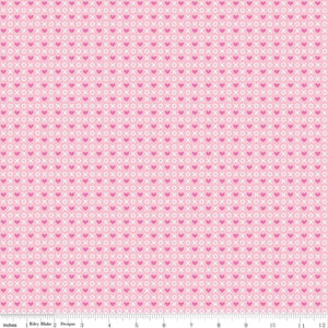 Punny Valentine Pink  RBD -C9003 - PRICE PER 1/2 YARD